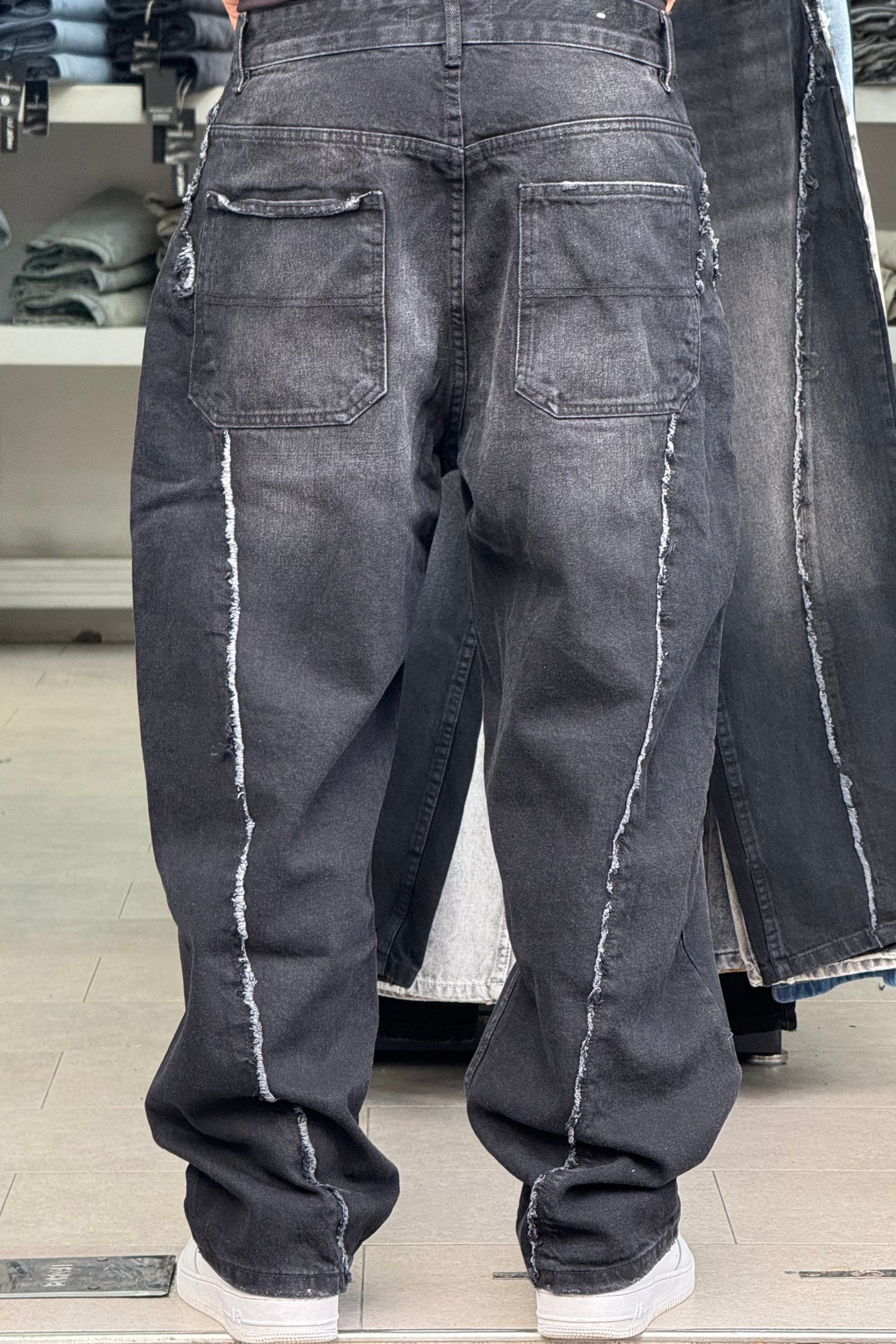 BAGGY JEANS STORM TR NOIR