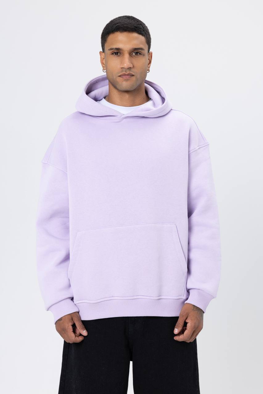 HOODIES OVERSIZE BASIC LILAC E71-72