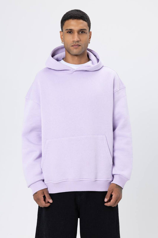 HOODIES OVERSIZE BASIC LILAC E71-72