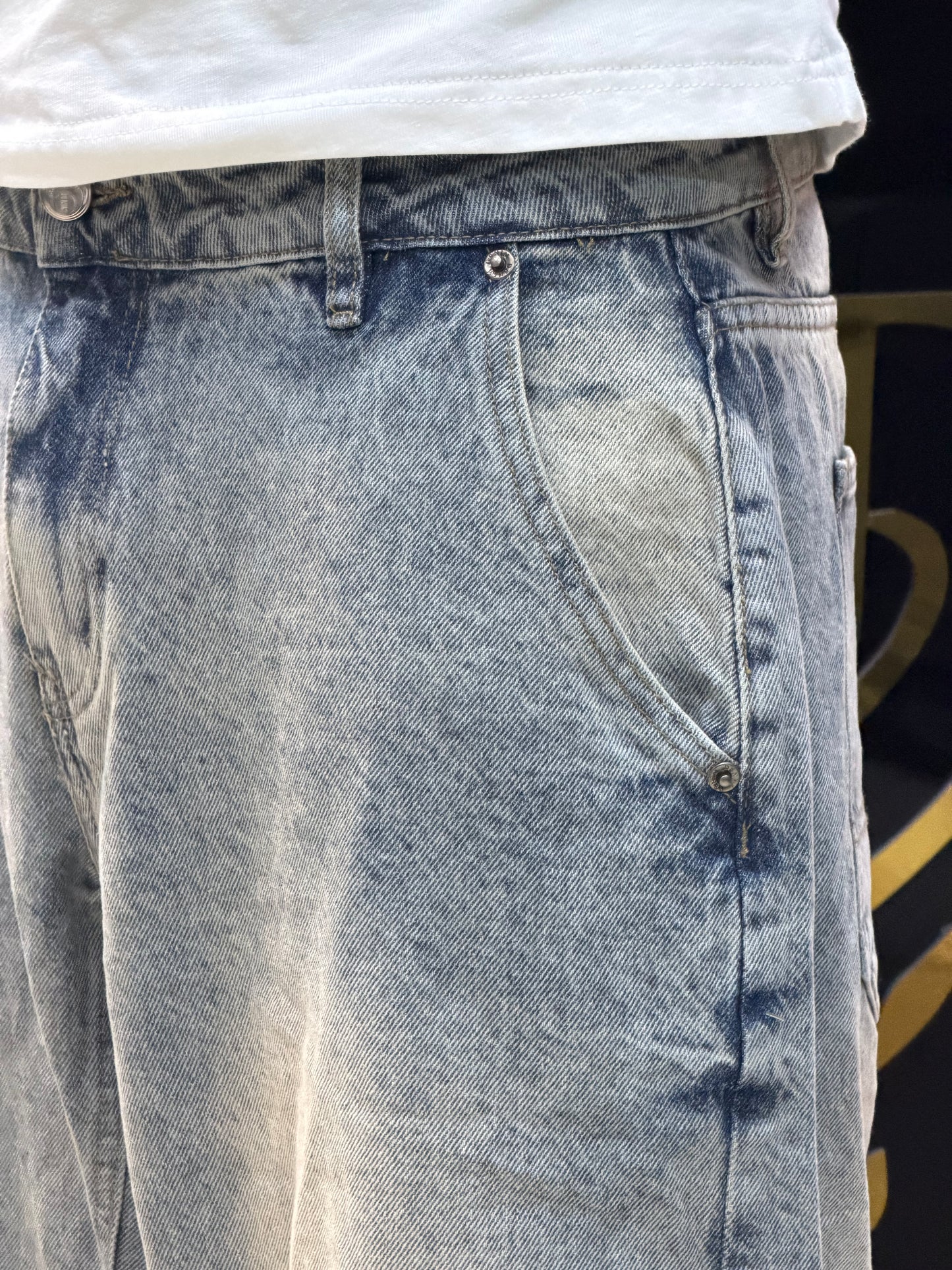BALLOON FIT JEANS DIRTY CLAIR VN