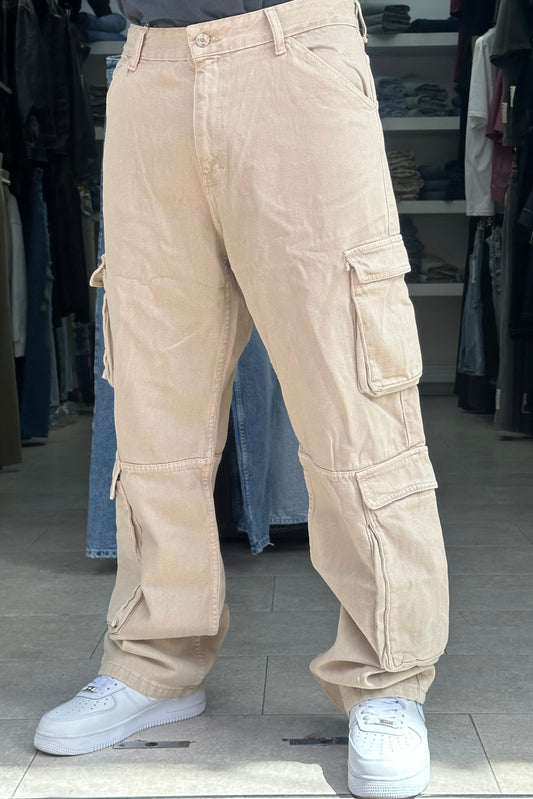 CARGO 8 POCHES BEIGE