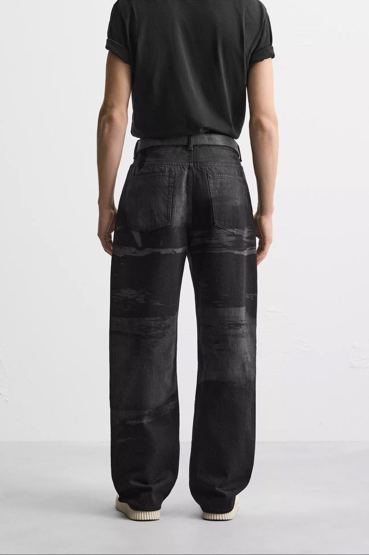 PRINTED RELAXED FIT JEANS ZARA
