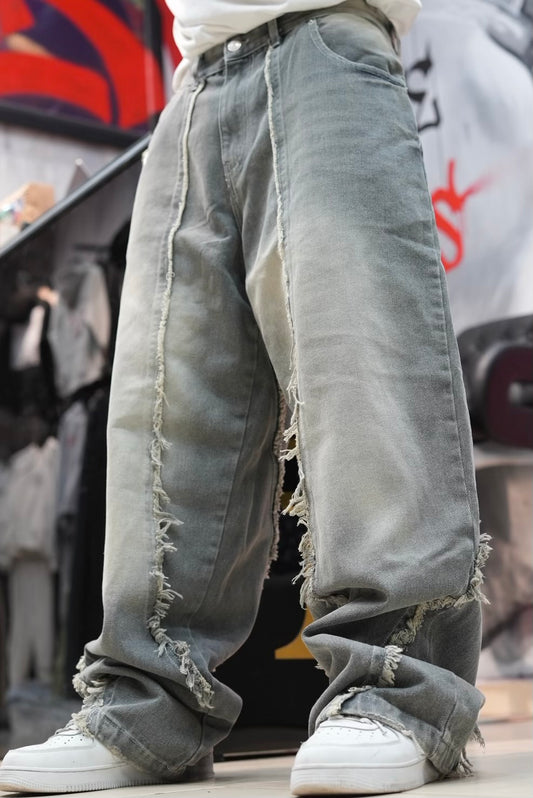 BAGGY JEANS STORM V3 GREY MELANGE