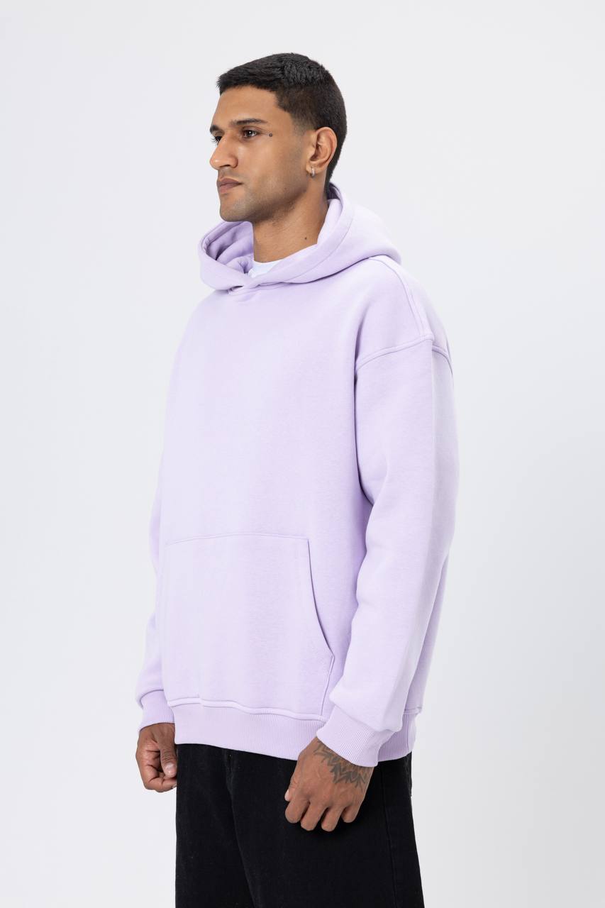 HOODIES OVERSIZE BASIC LILAC E71-72