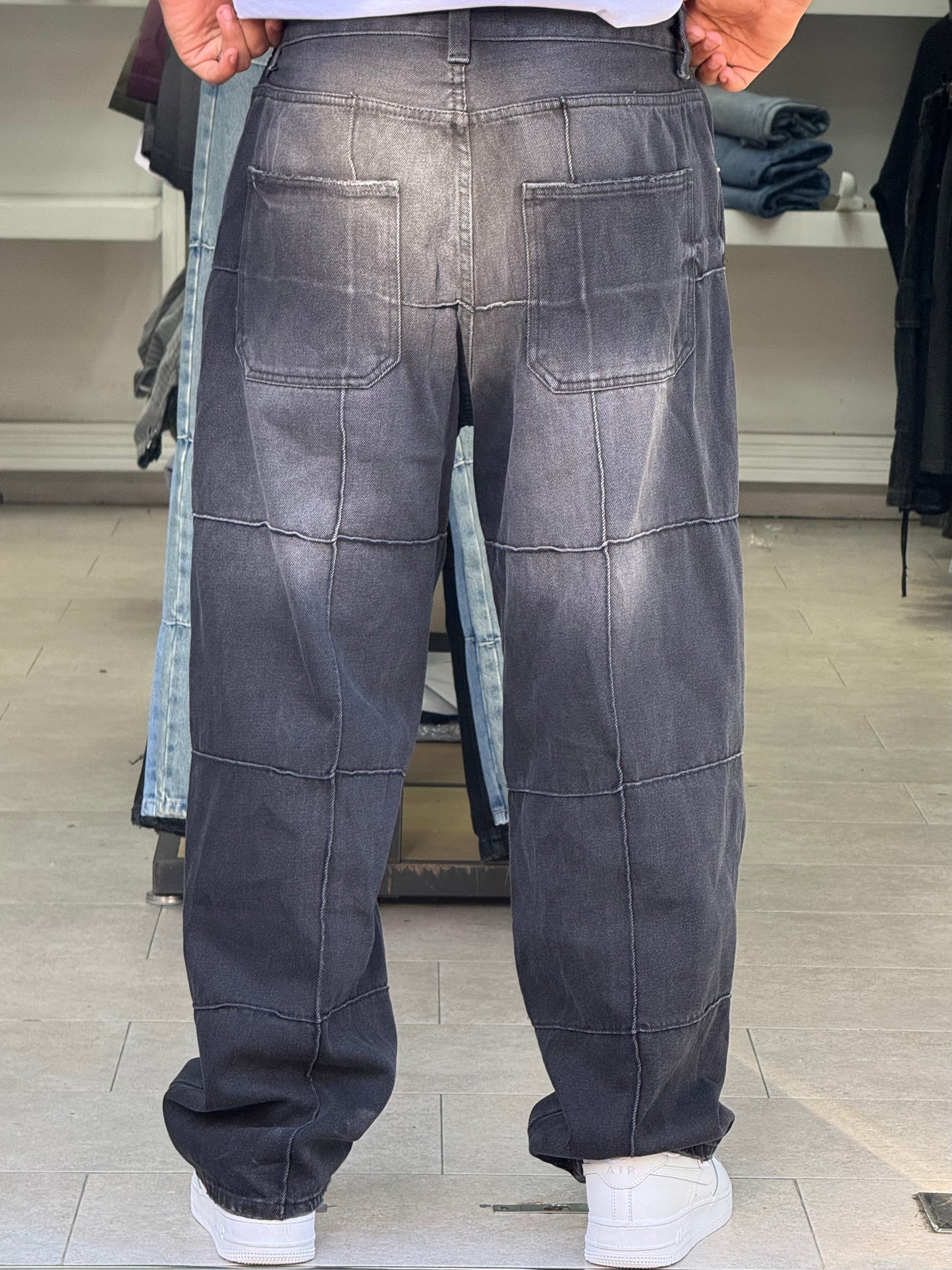 BAGGY JEANS TRETTS V2 NOIR