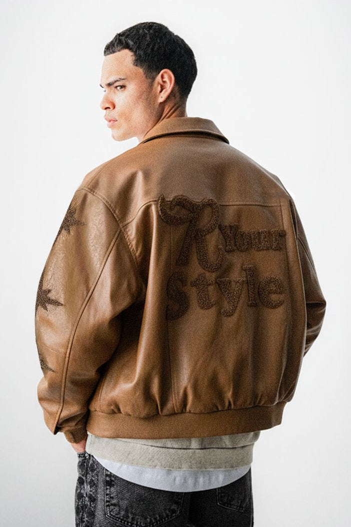 BOMBER YOUR STYLE BROWN 132