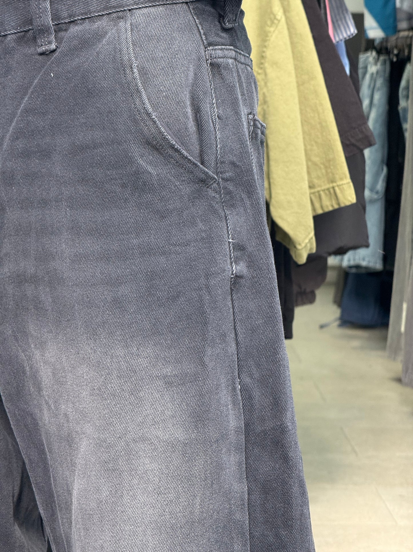 BALLOON FIT JEANS NOIR