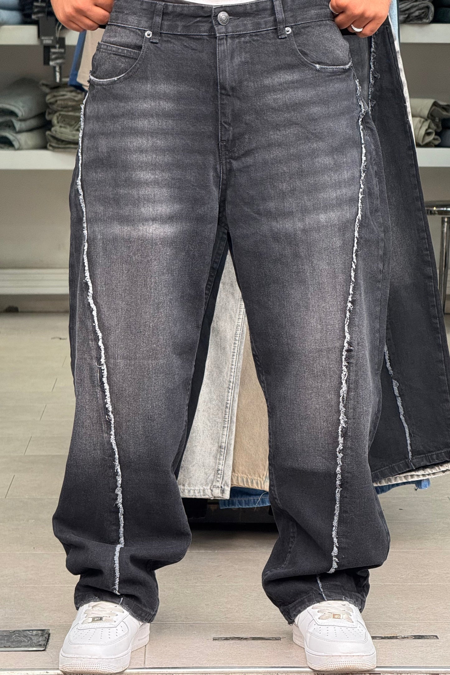 BAGGY JEANS STORM TR NOIR