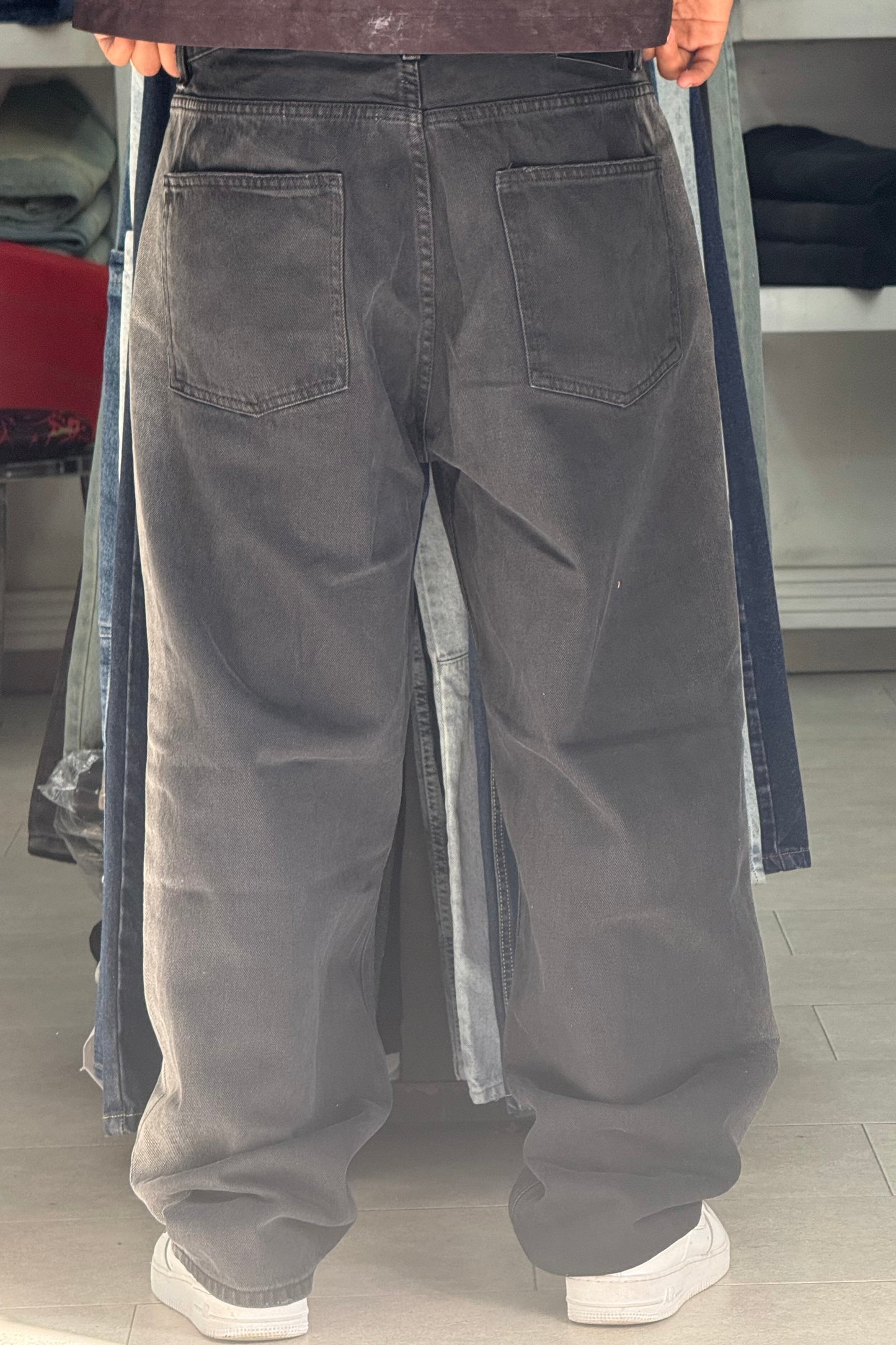 BAGGY JEANS NOIR DEGRADE 2