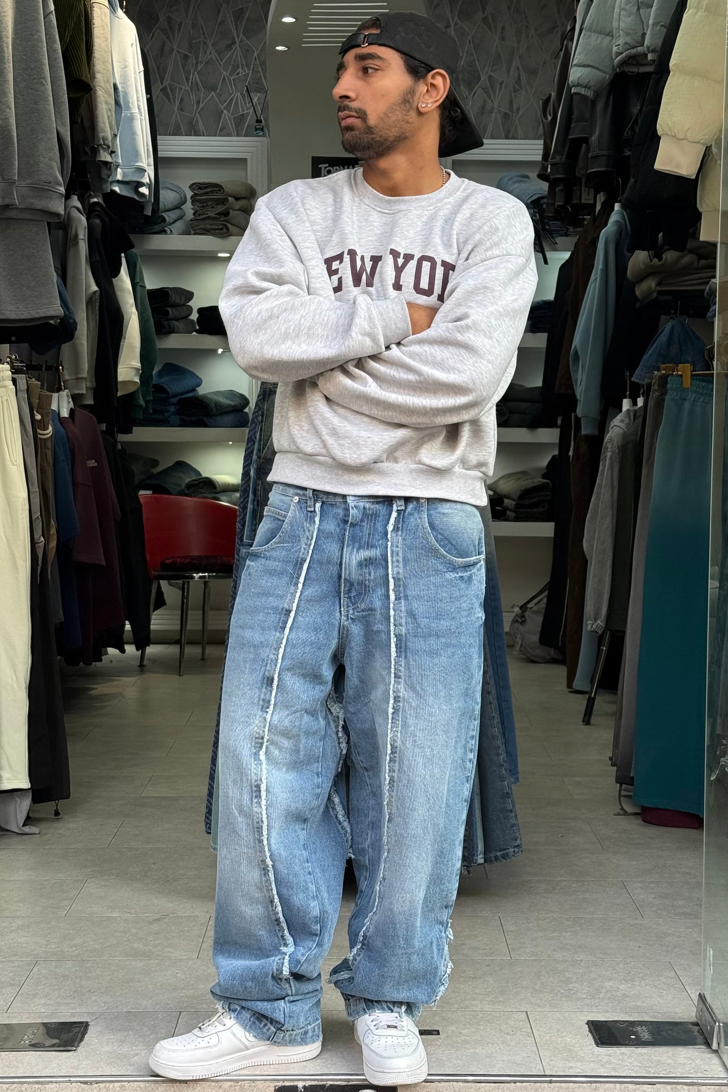 BAGGY JEANS STORM V3 BLEU