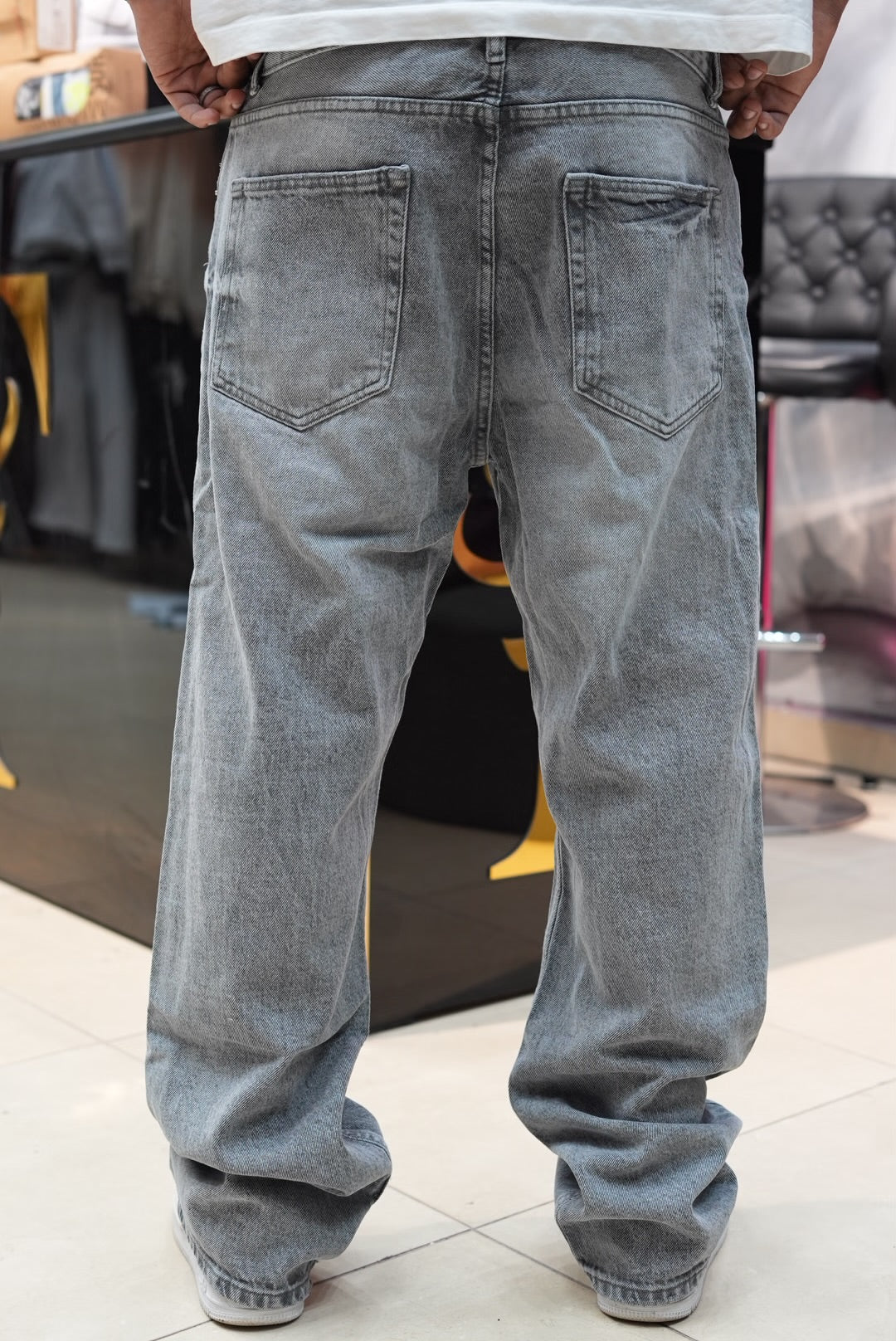 BAGGY JEANS GRIS SK