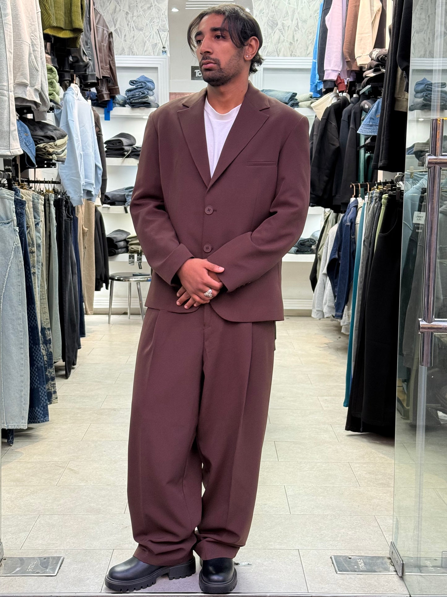 COSTUME OVERSIZE BROWN BR