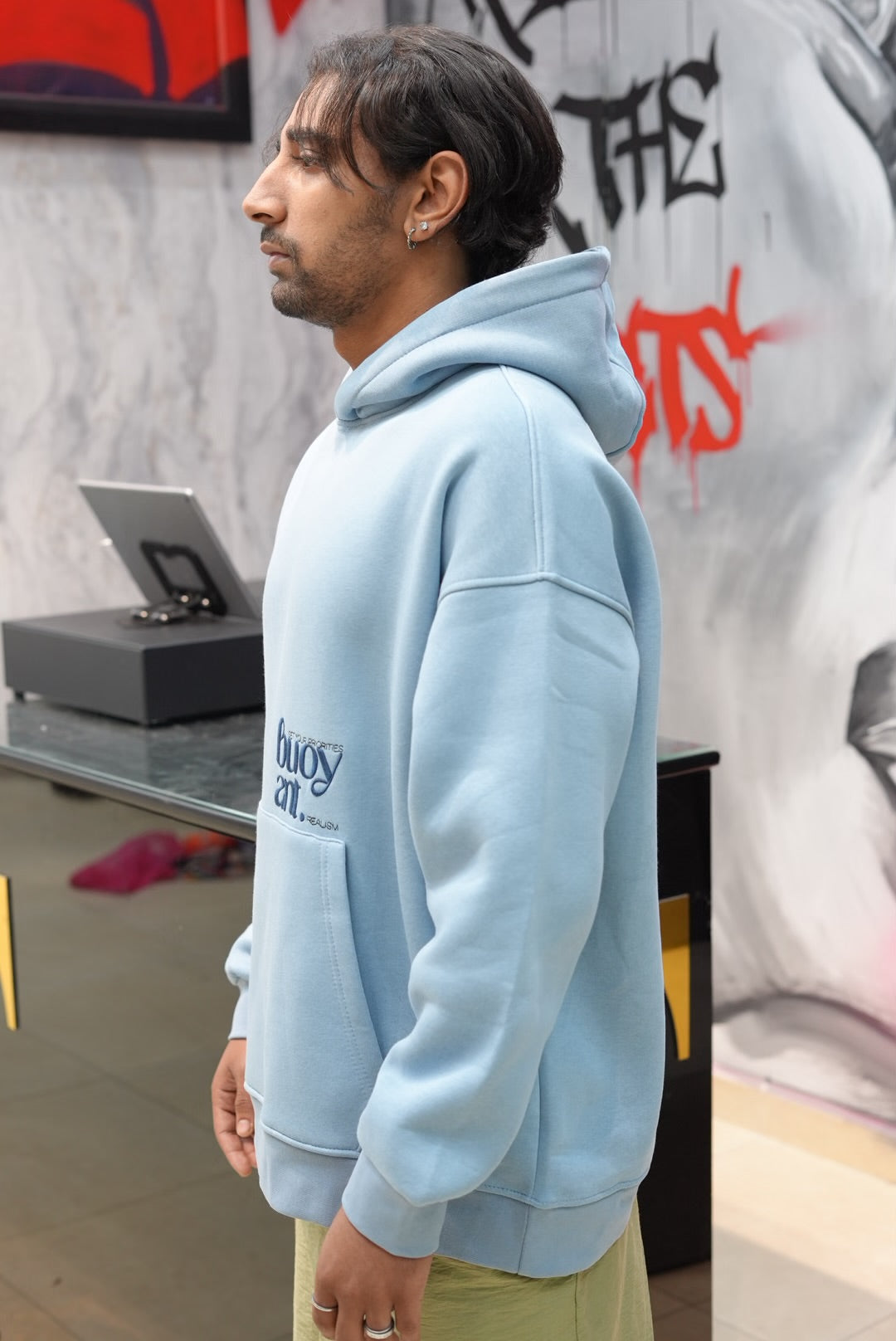 HOODIES BUOY BLUE swe25008