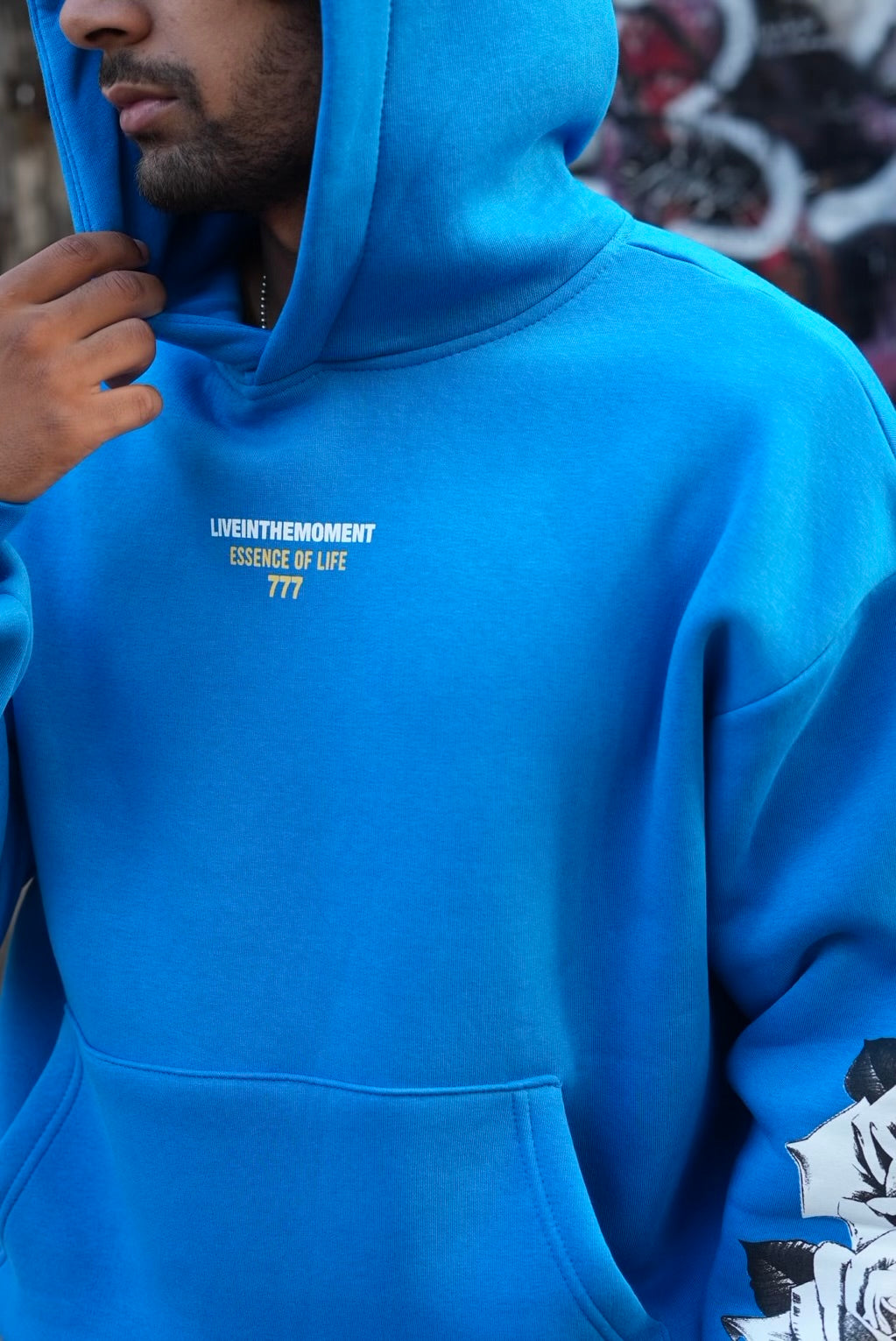 HOODIES 777 BLUE E70-036