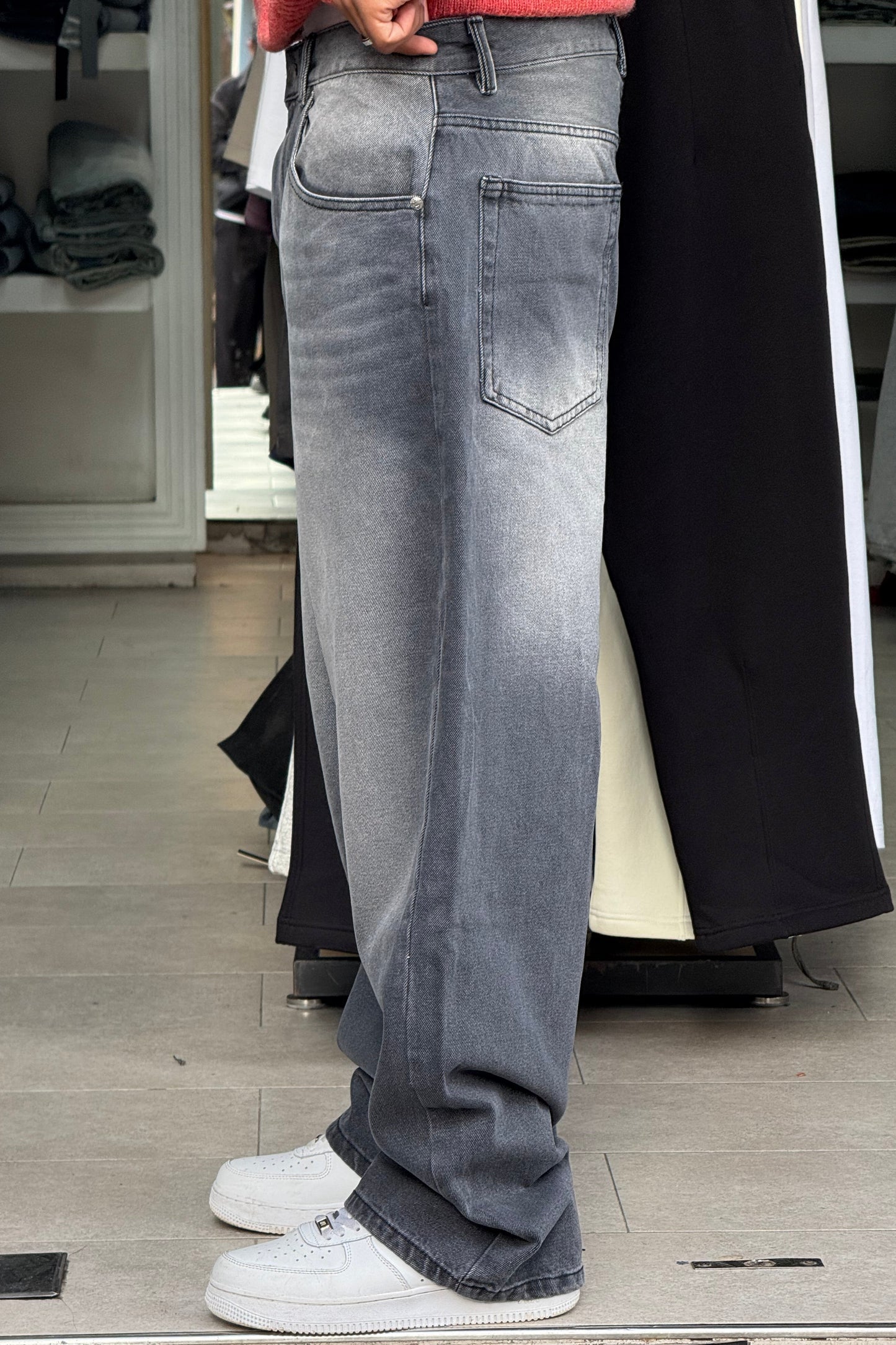 BAGGY JEANS L'INTROUVABLE (GRIS NOIR 2)
