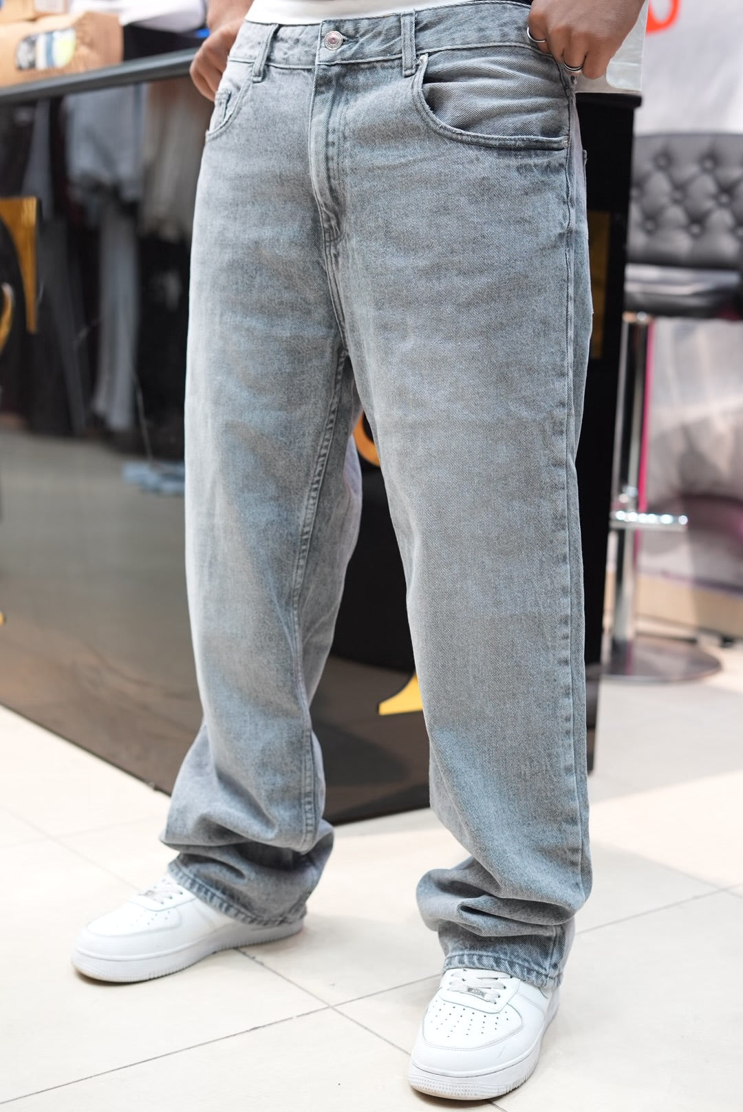 BAGGY JEANS GRIS SK
