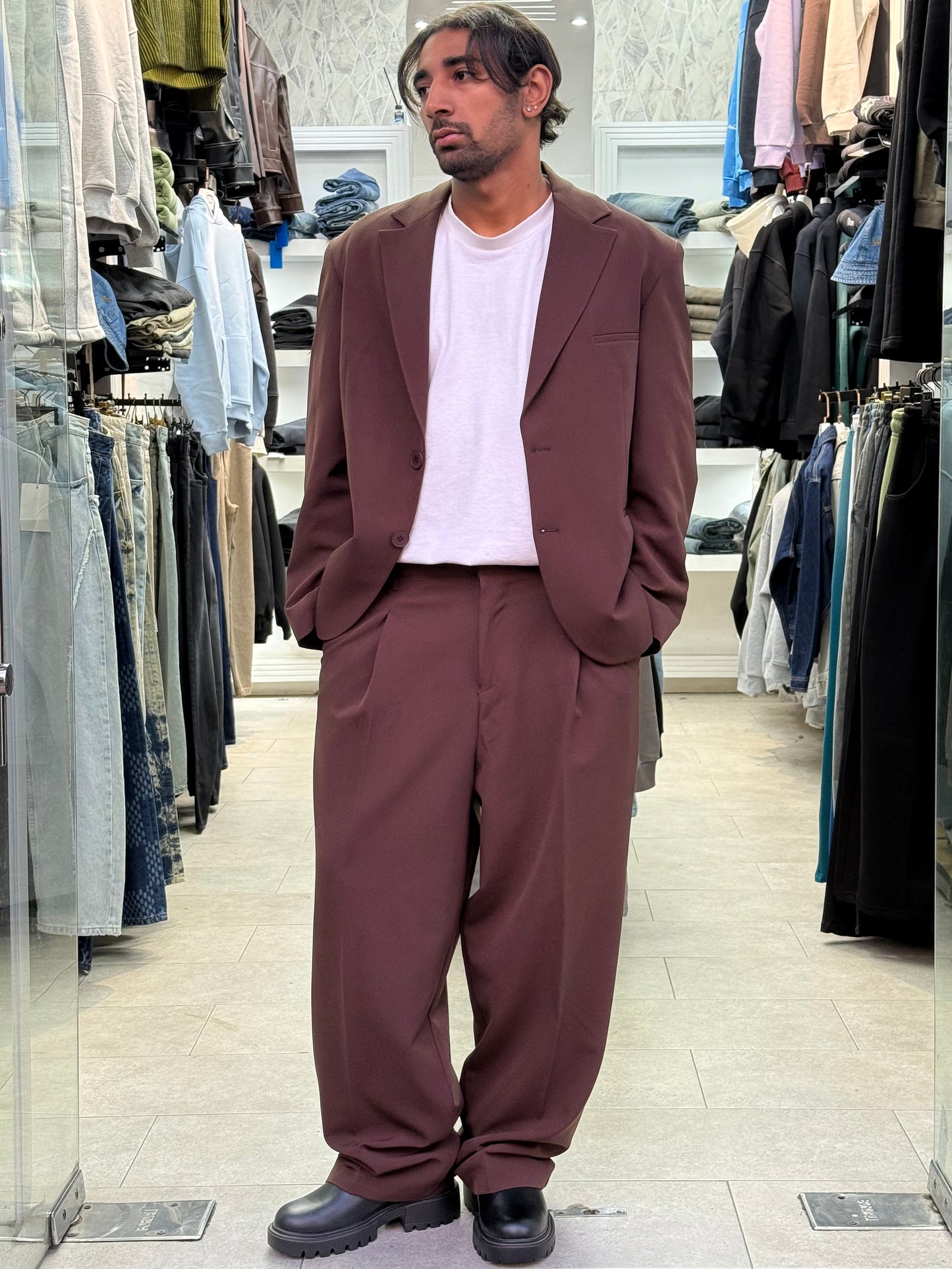 COSTUME OVERSIZE BROWN BR