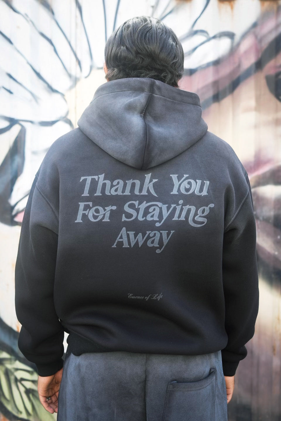 ENSEMBLE WASHED STAYING AWAY BLACK E90-15