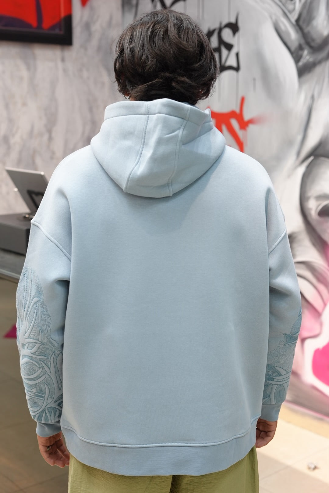 HOODIES I AM RESONSIBALE BLUE swe25007