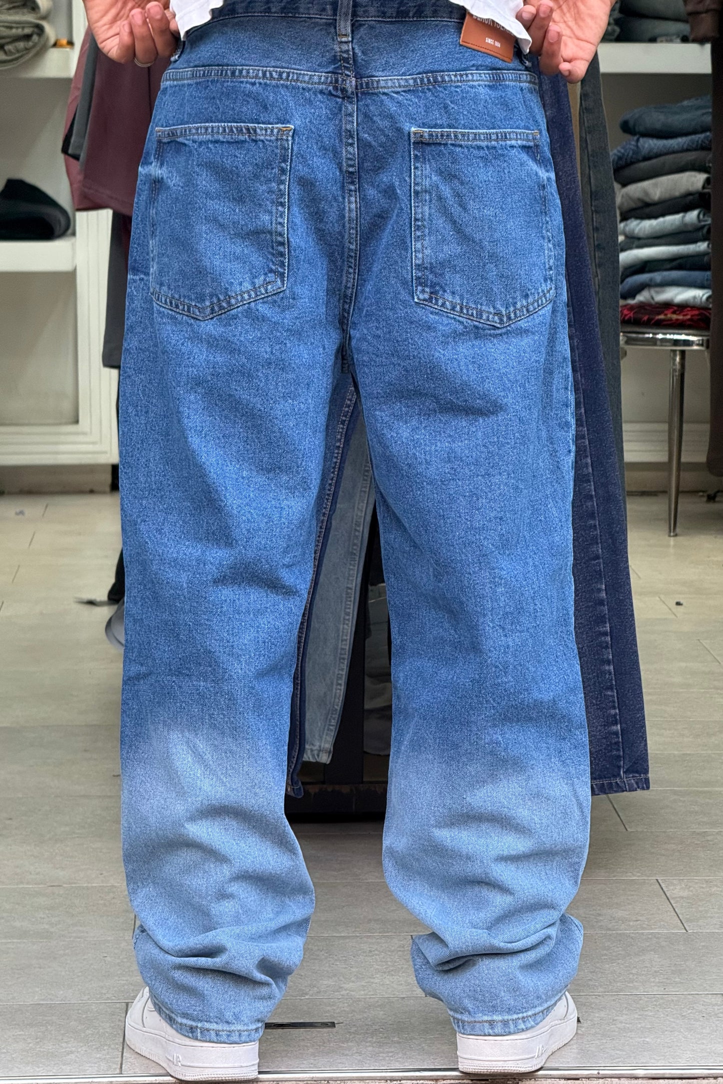 BAGGY JEANS BLEU DEGRADE BI