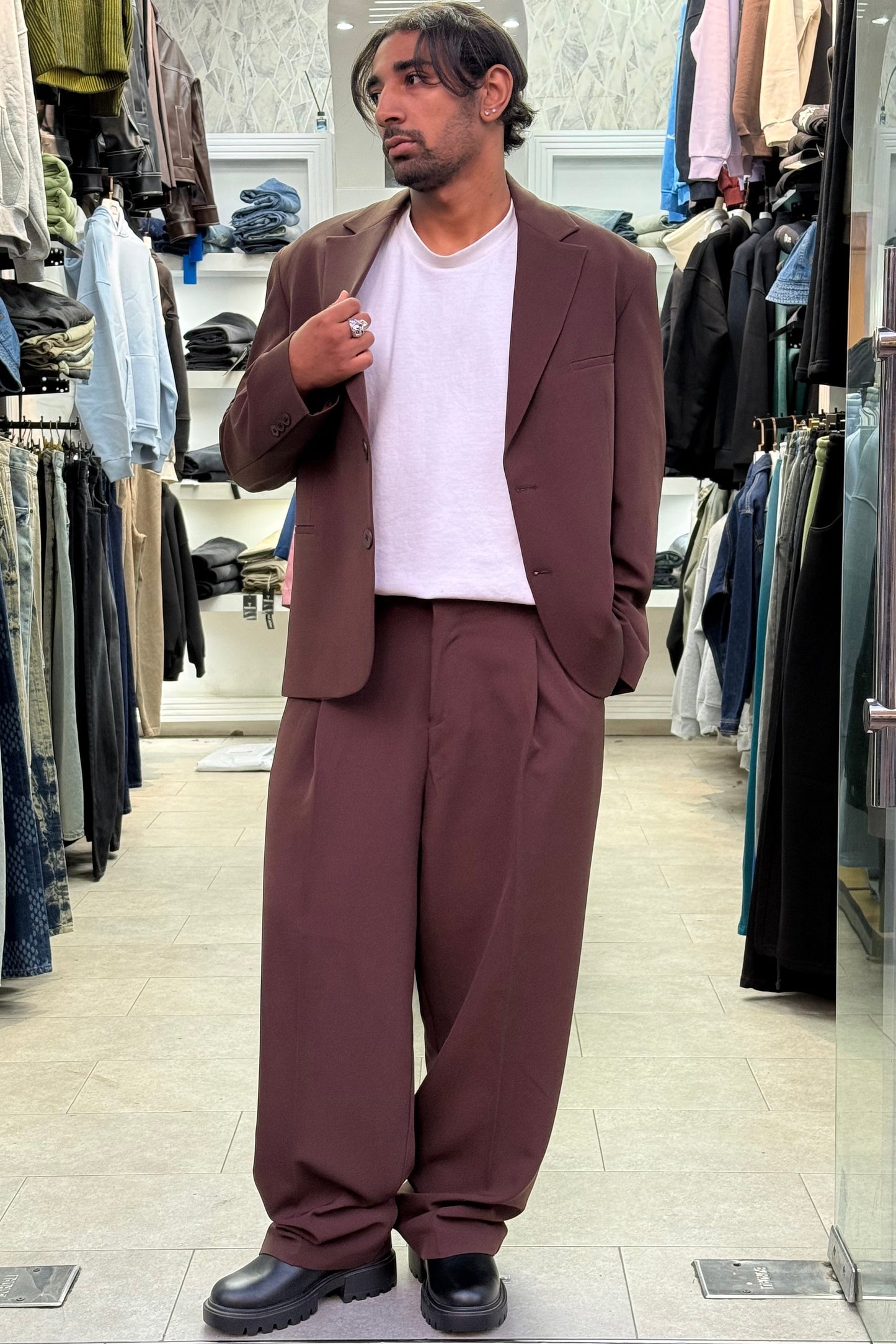 COSTUME OVERSIZE BROWN BR