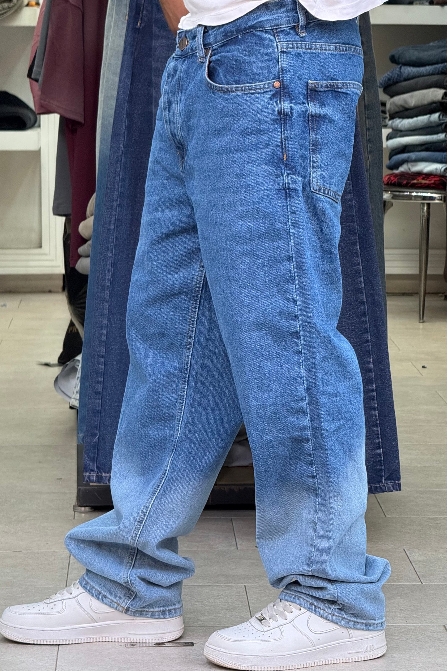 BAGGY JEANS BLEU DEGRADE BI