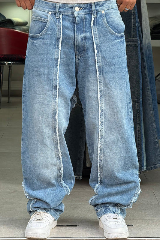 BAGGY JEANS STORM V3 BLEU