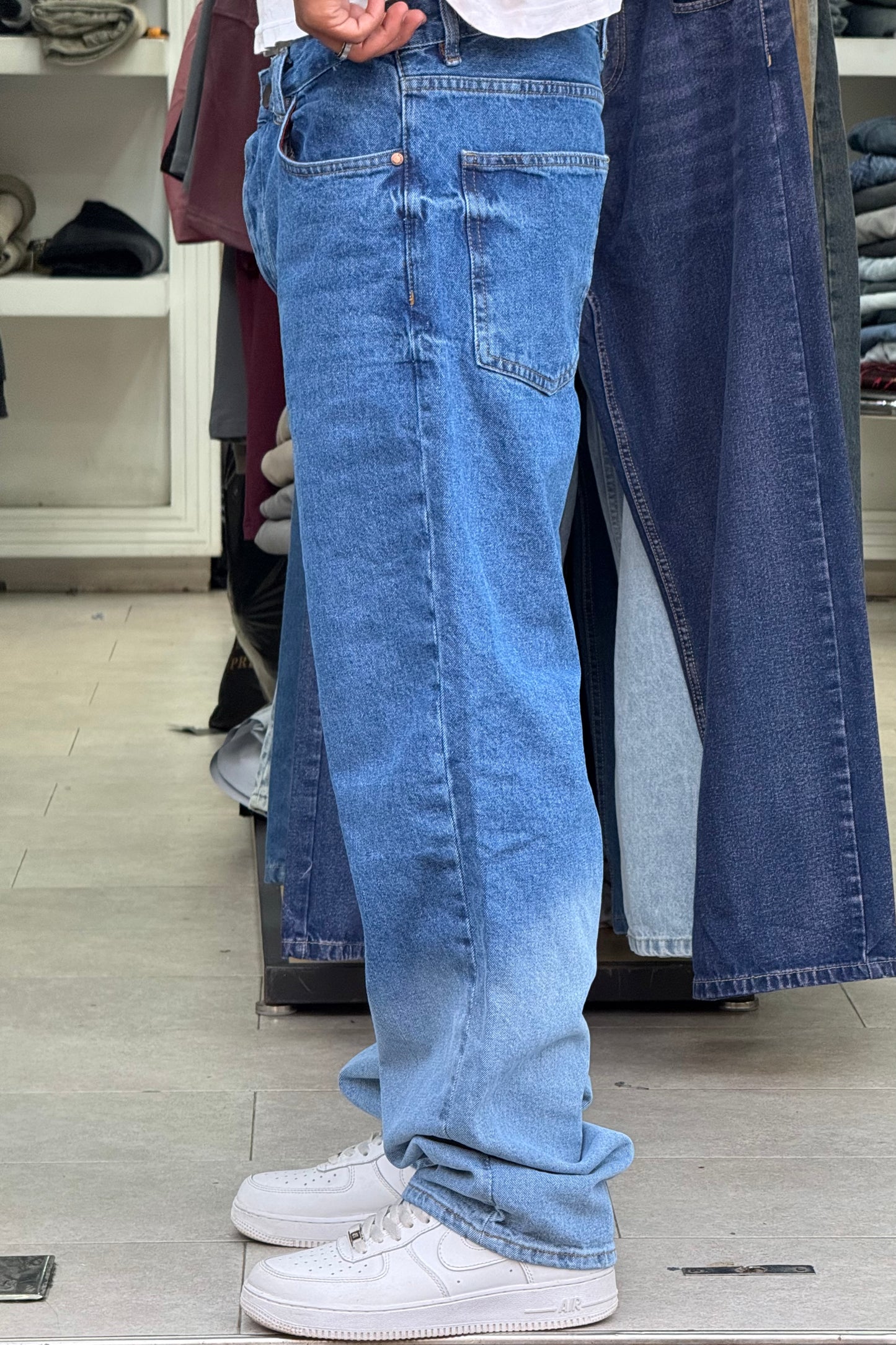 BAGGY JEANS BLEU DEGRADE BI