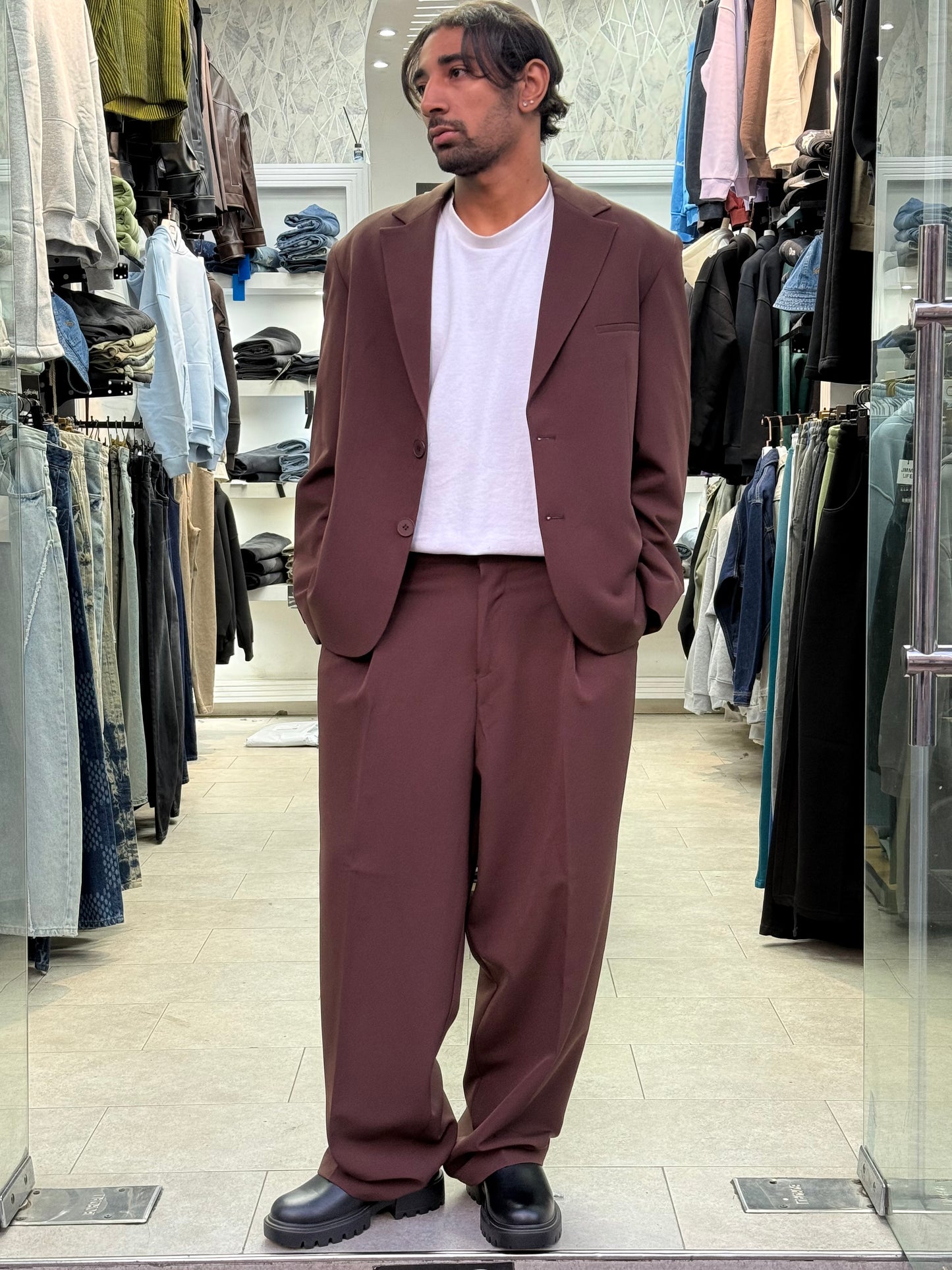 COSTUME OVERSIZE BROWN BR