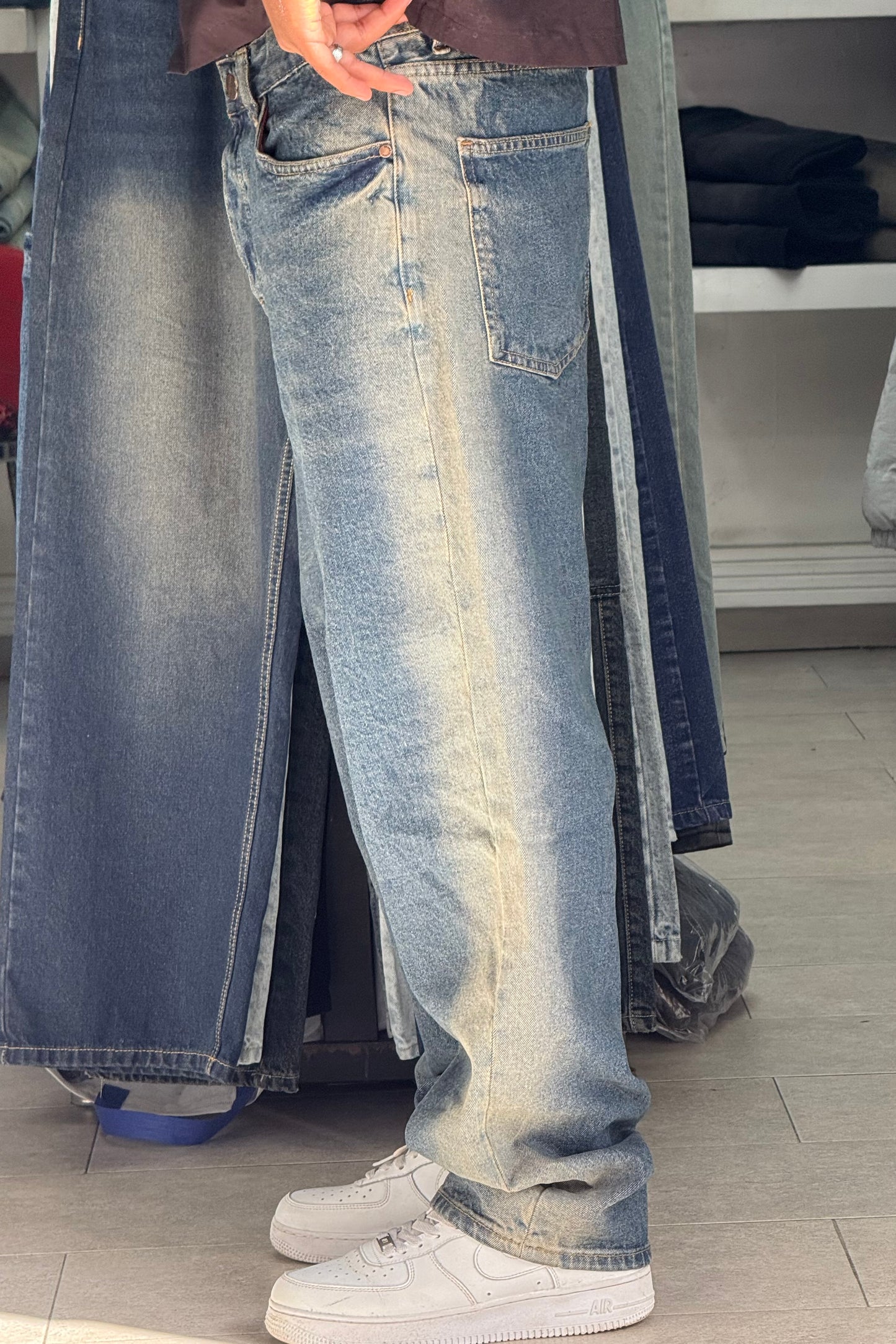 BAGGY JEANS DIRTY DEGRADE 2 BI