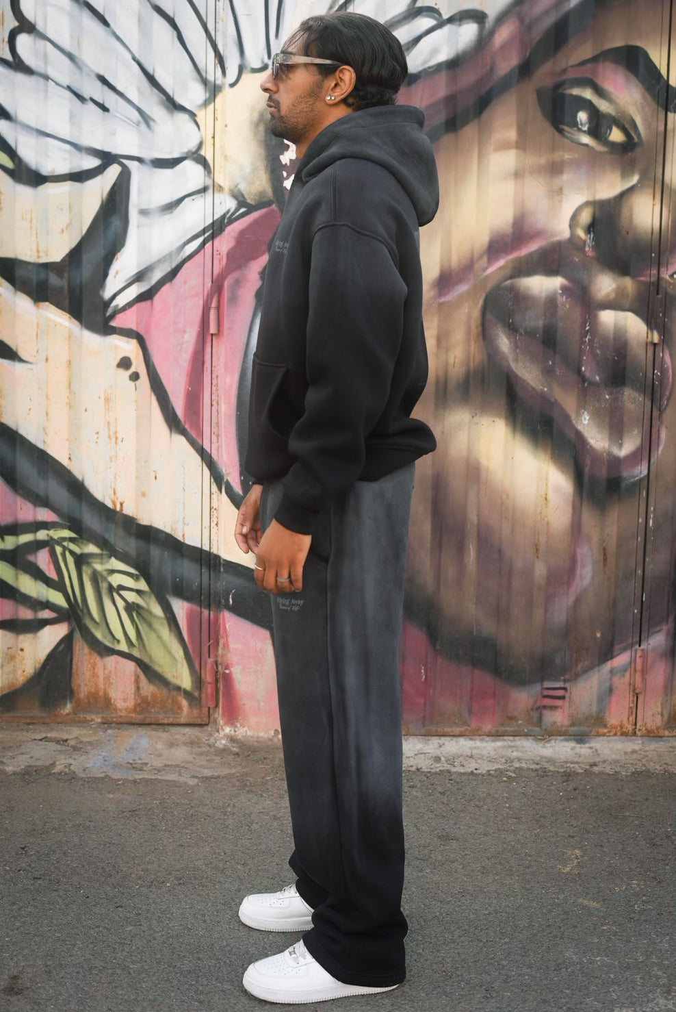 ENSEMBLE WASHED STAYING AWAY BLACK E90-15