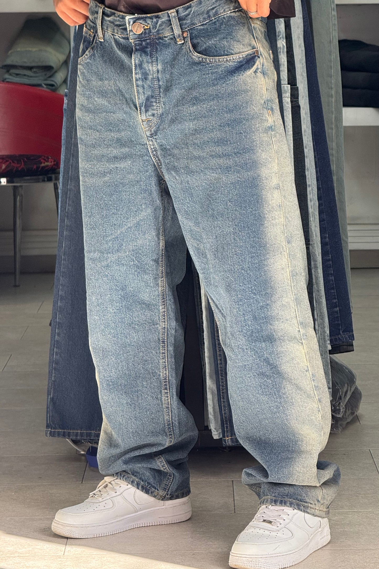 BAGGY JEANS DIRTY DEGRADE 2 BI