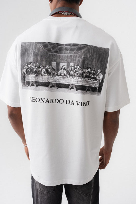 T-SHIRT LEONARDO DA VINCI WHITE ESCO