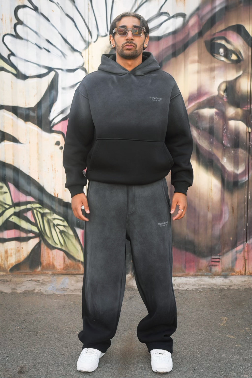 ENSEMBLE WASHED STAYING AWAY BLACK E90-15