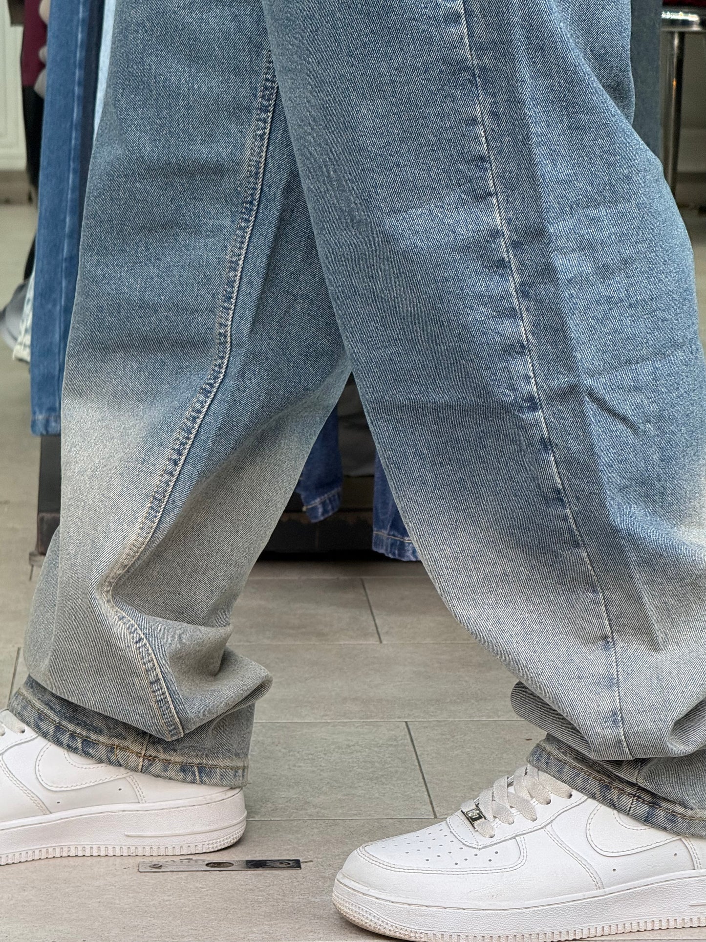 BAGGY JEANS DRITY DEGRADE BI