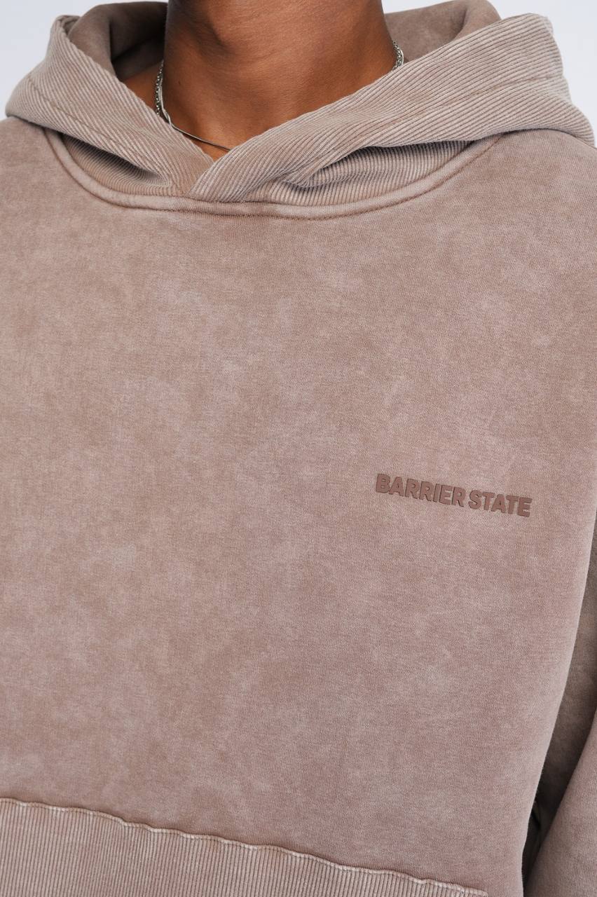 HOODIES BR WASHED BEIGE 80-10