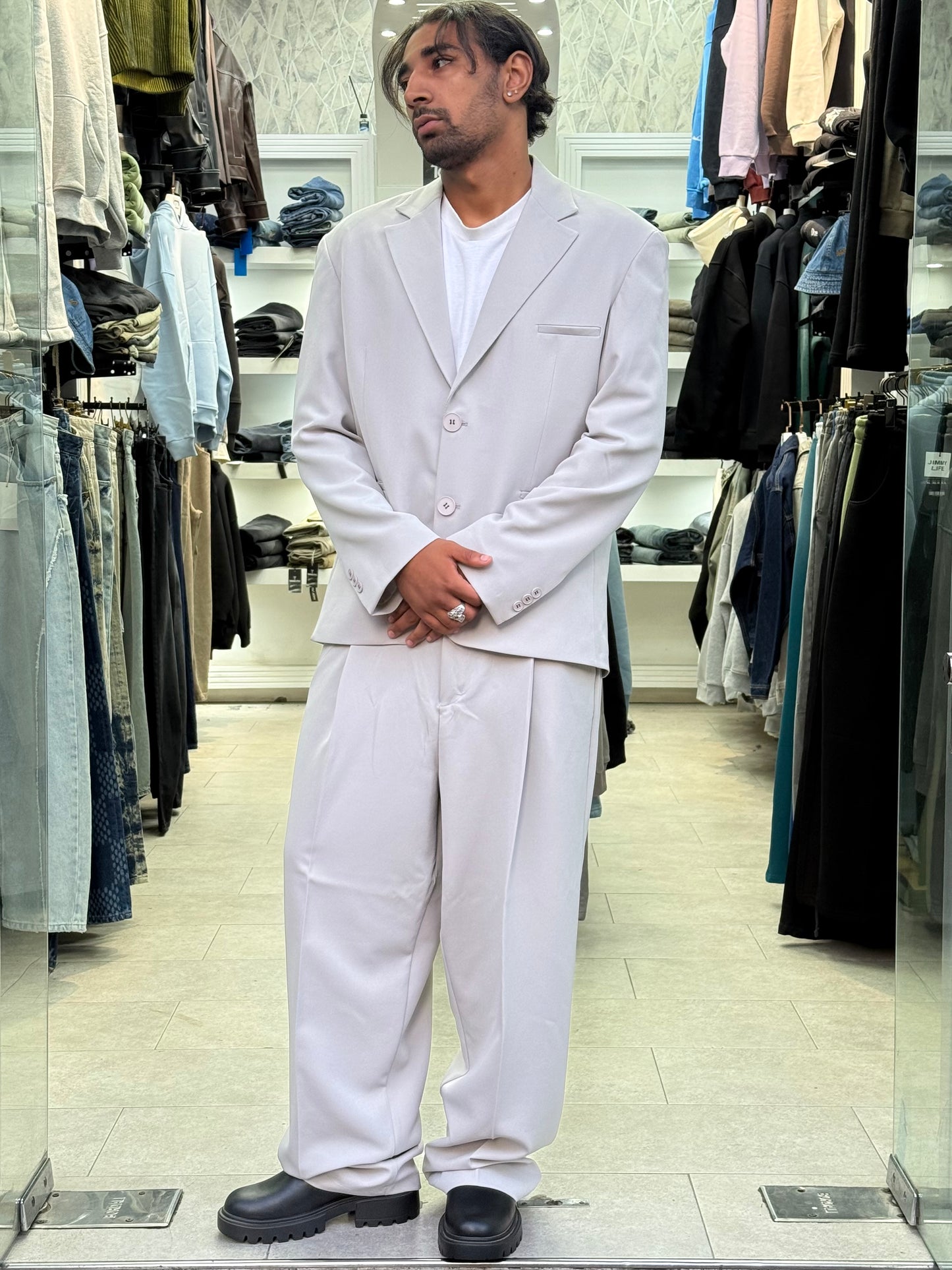 COSTUME OVERSIZE GREY BR