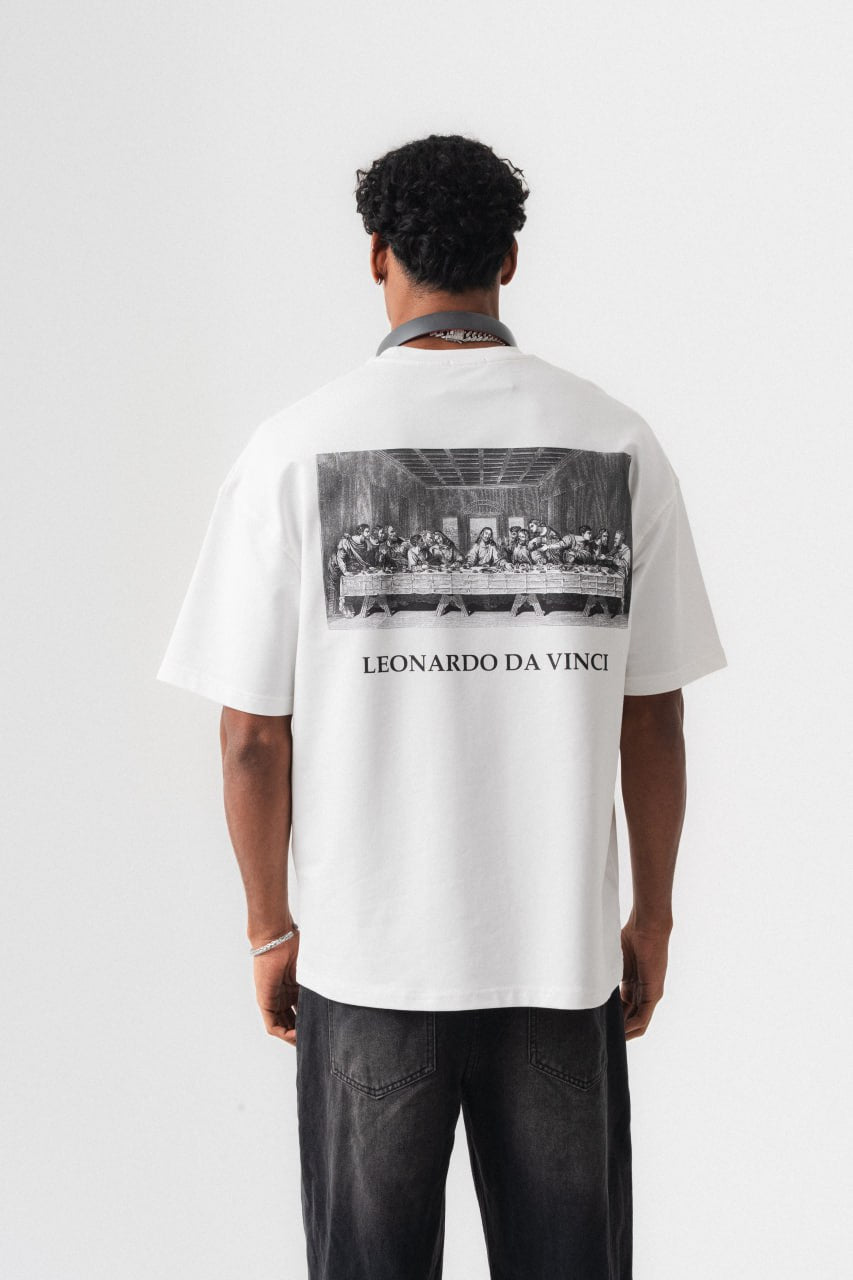 T-SHIRT LEONARDO DA VINCI WHITE ESCO