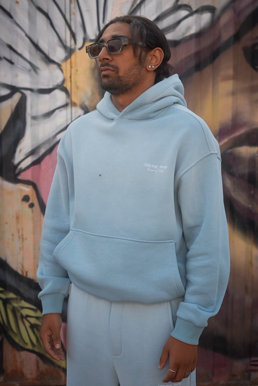 ENSEMBLE WASHED STAYING AWAY LIGHT BLEU E90-15