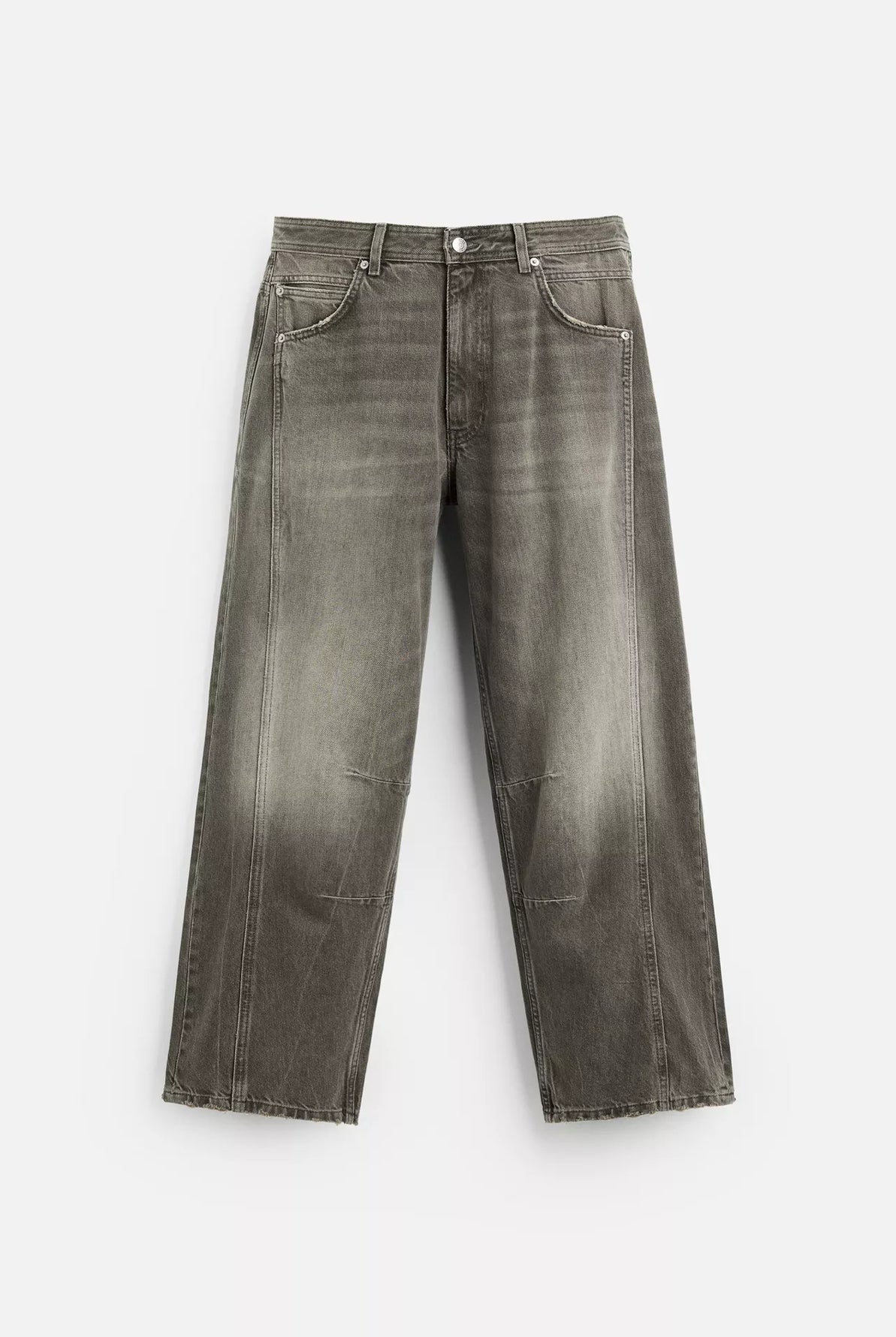 BAGGY JEANS WITH SEAM DETAIL DIRTY ZARA