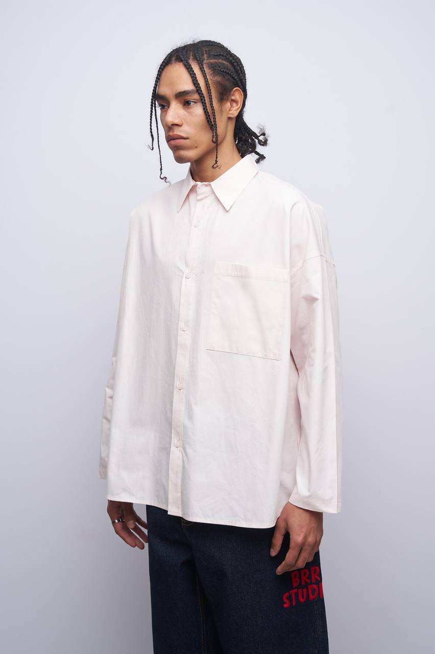 BOXY SHIRT PINK 10-211