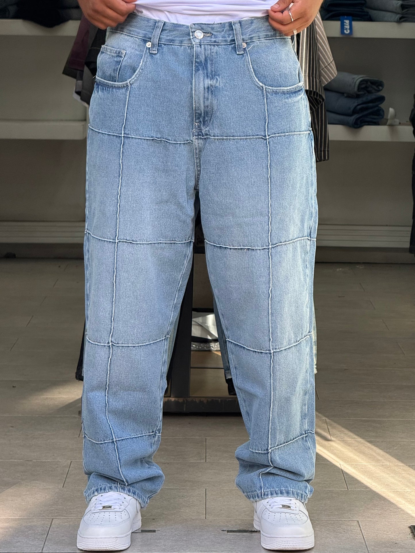 BAGGY JEANS TRETTS V2 BLEU DELAVE