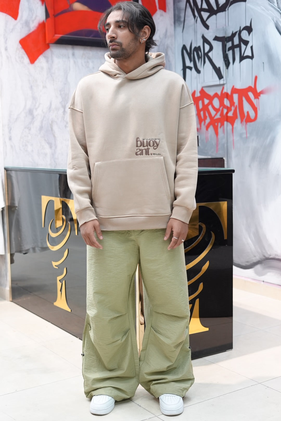 HOODIES BUOY BEIGE swe25008