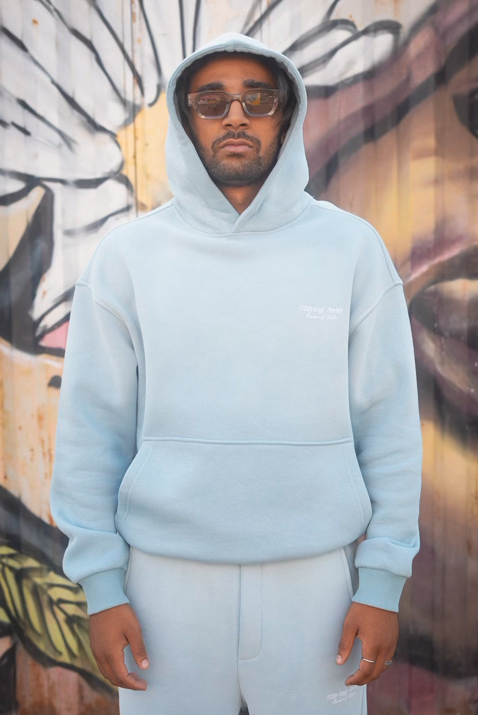 ENSEMBLE WASHED STAYING AWAY LIGHT BLEU E90-15