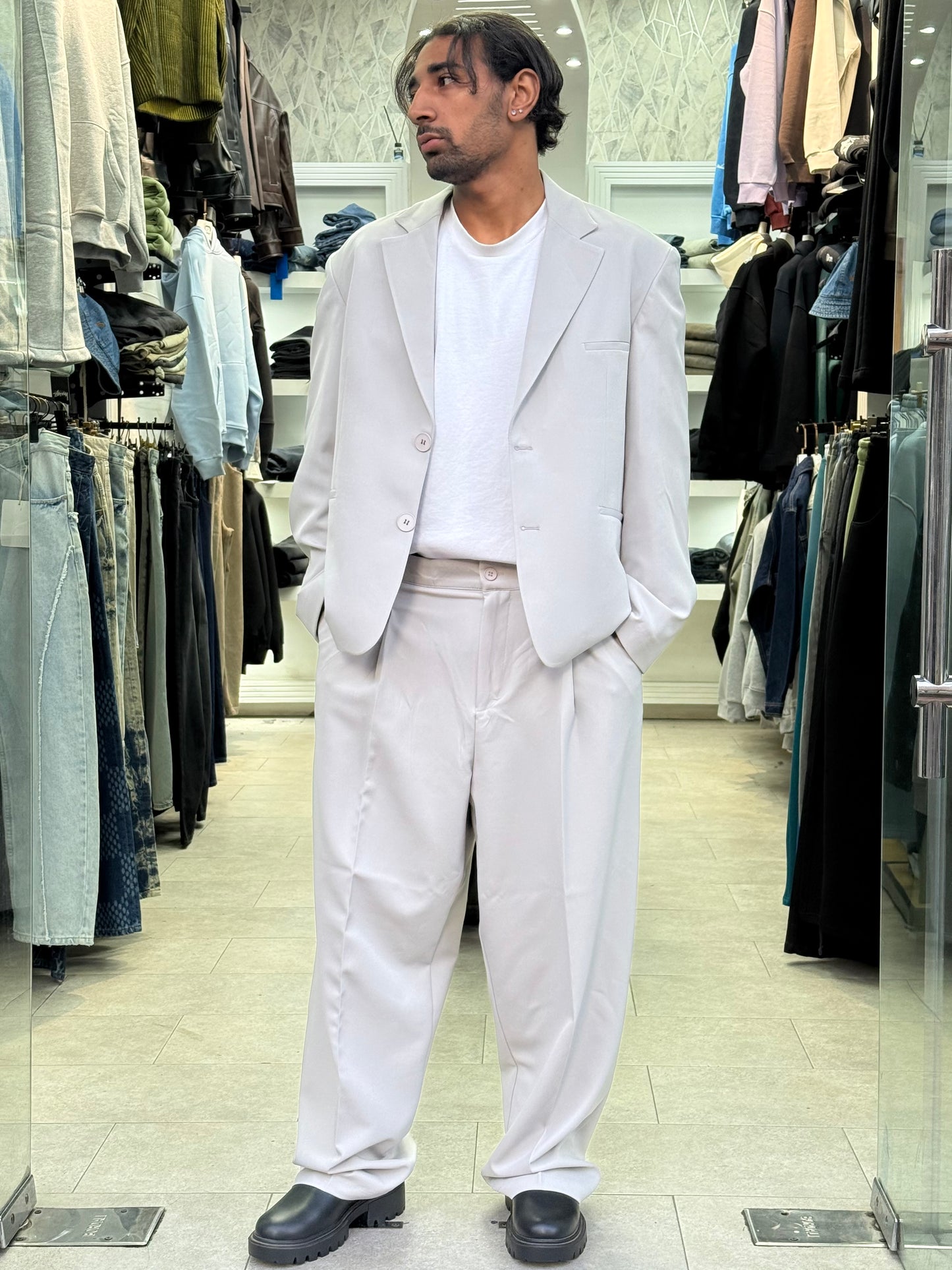 COSTUME OVERSIZE GREY BR