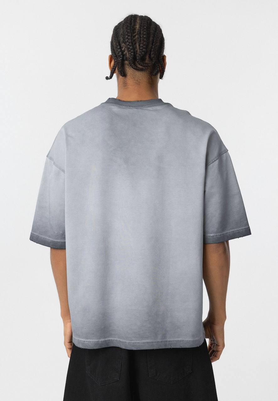 T-SHIRT PLEASE TELL GRIS