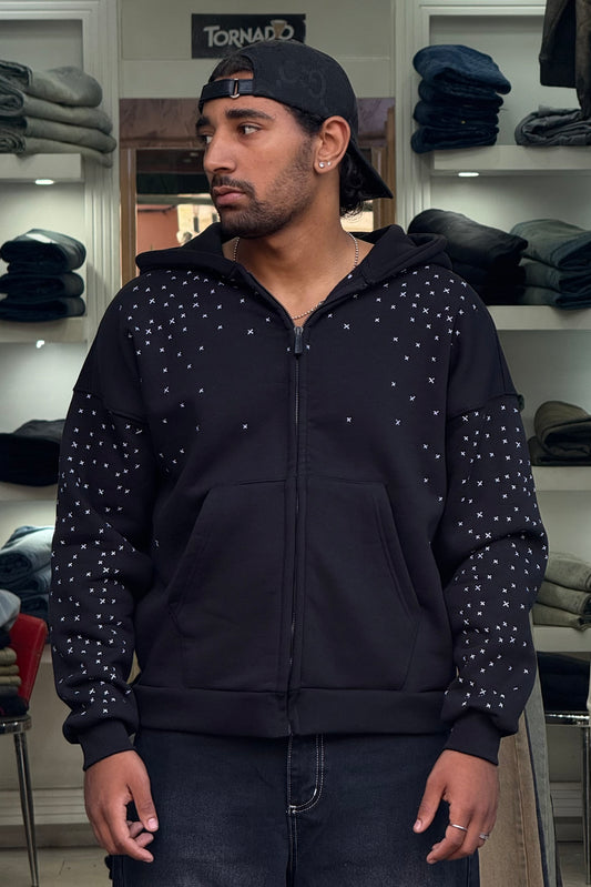 HOODIES ZIP + BLACK