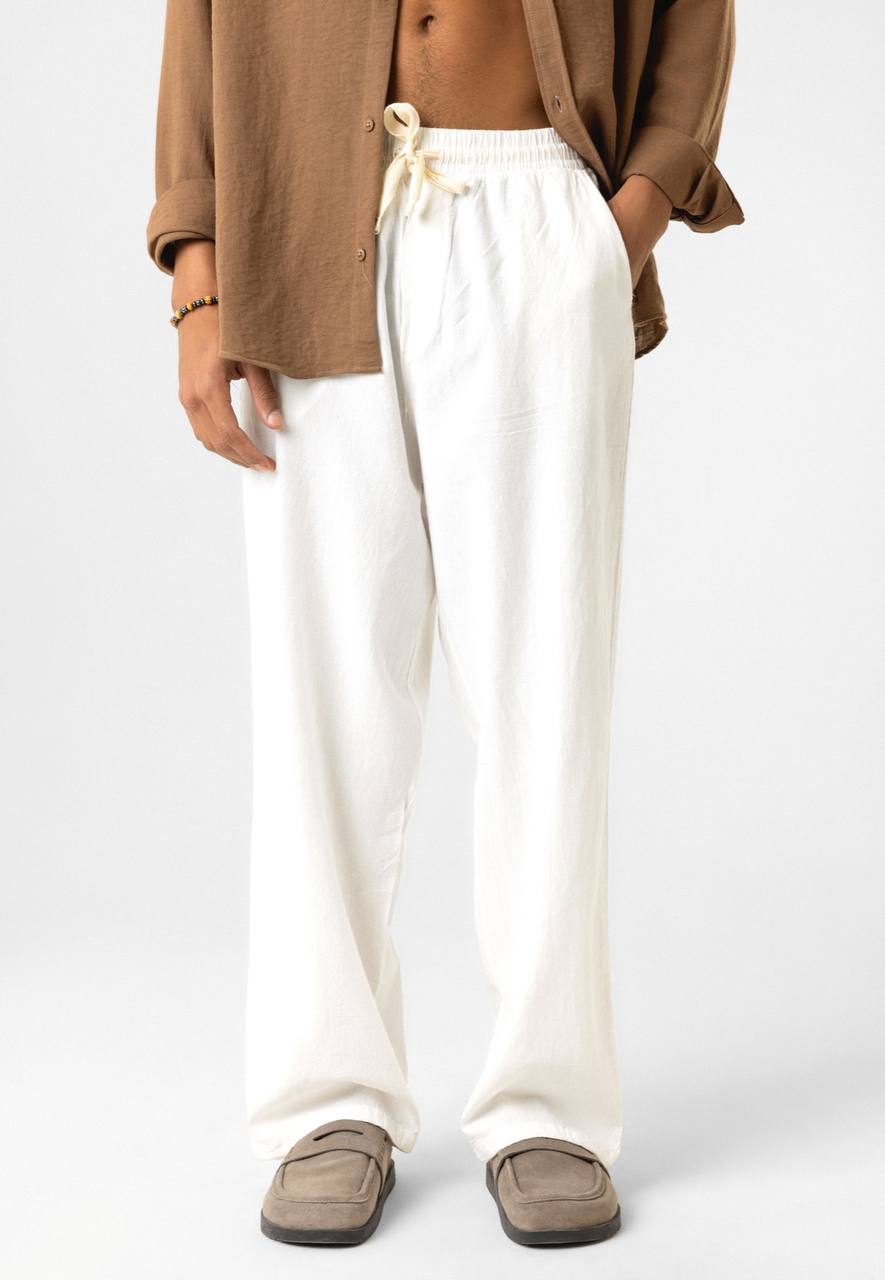 LINEN PANTS ECRU VM V80-22 / Y145