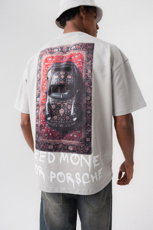 T-SHIRT NEED MONEY GREY ESCO