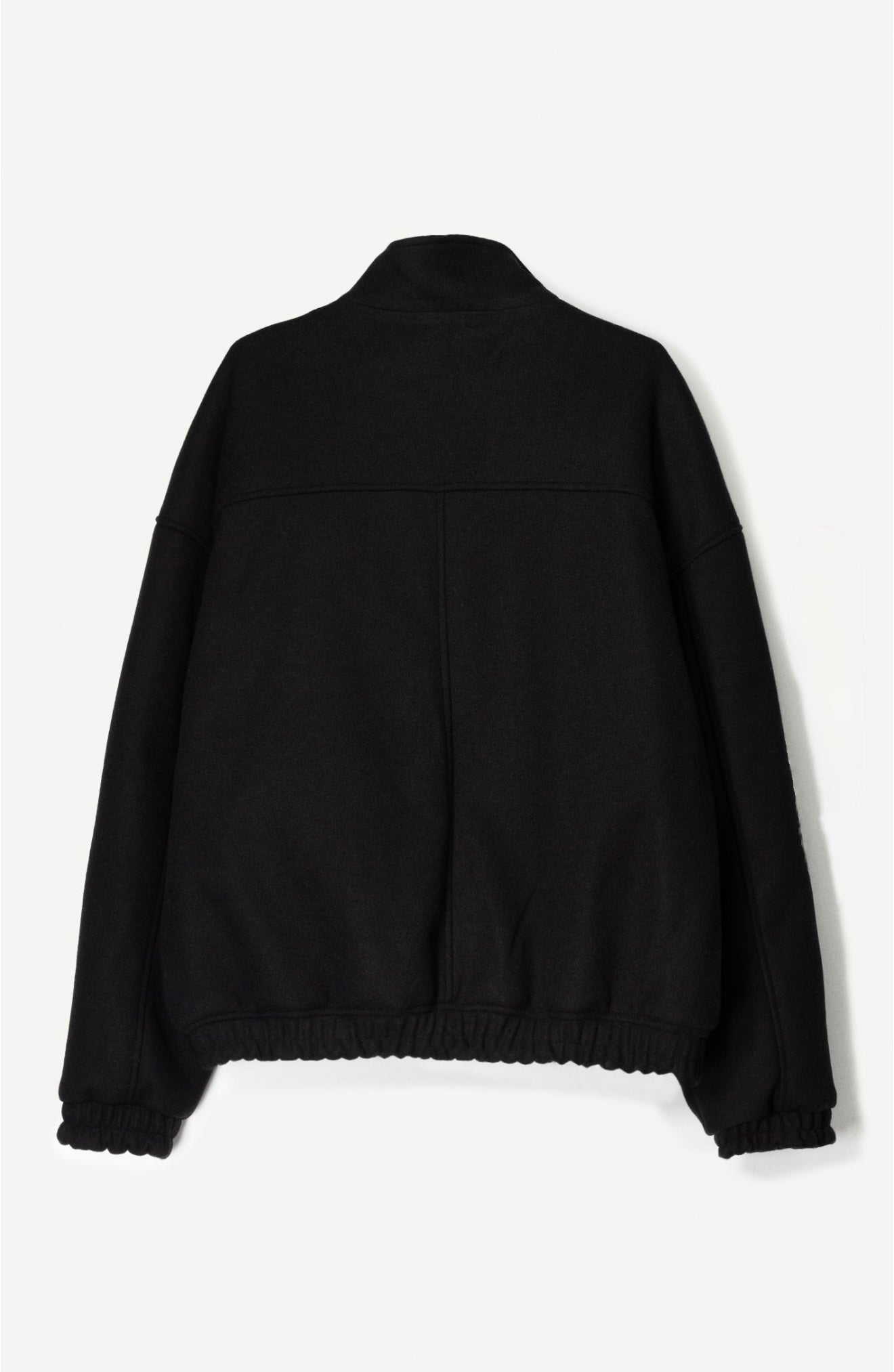 FELT TEXTURE JACKET BLACK BERSHKA